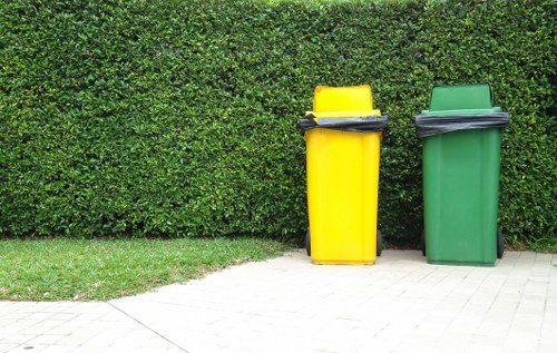 Modern waste management equipment used in builders waste clearance